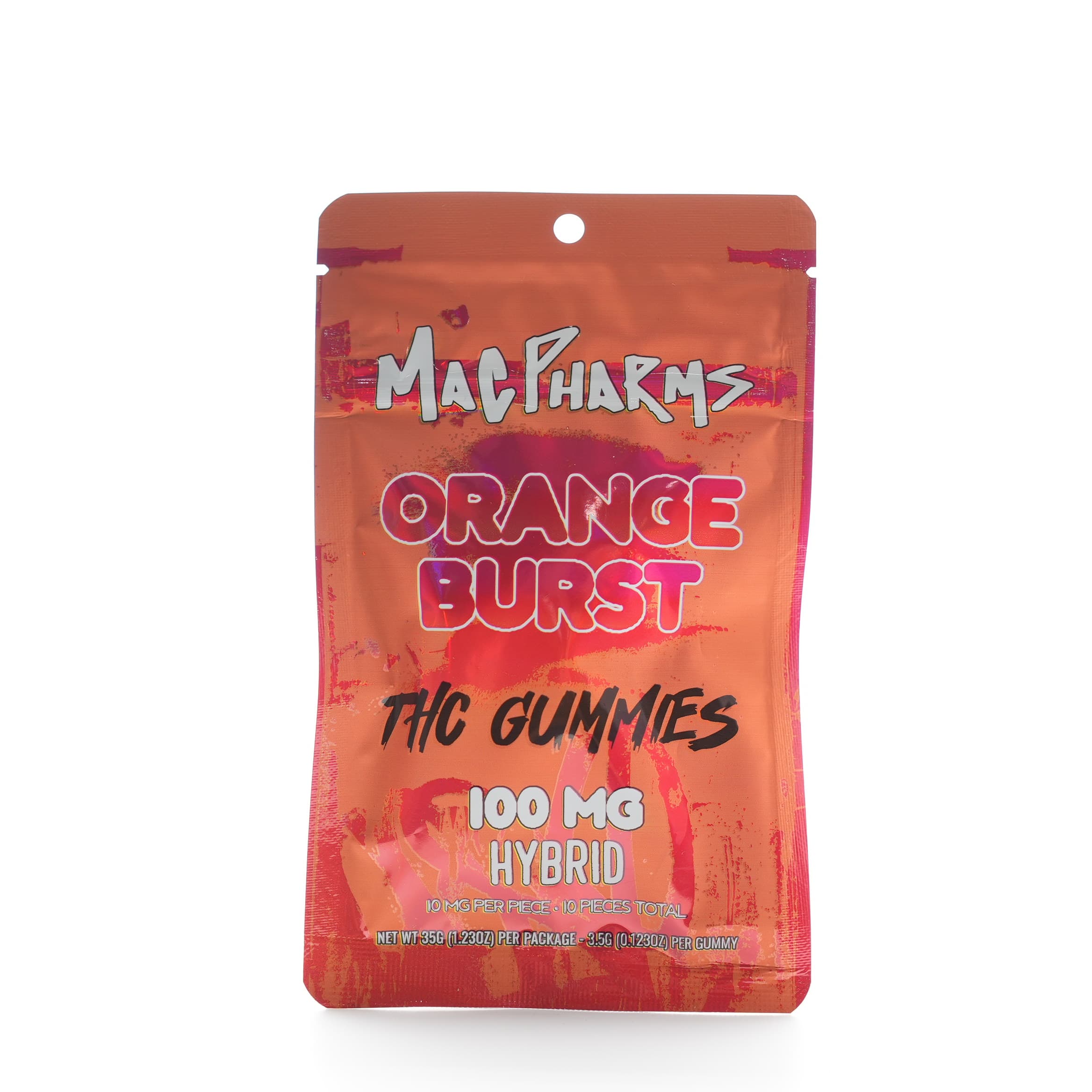 MAC PHARMS Mac Pharms Gummies Orange Burst Hybrid 100mg