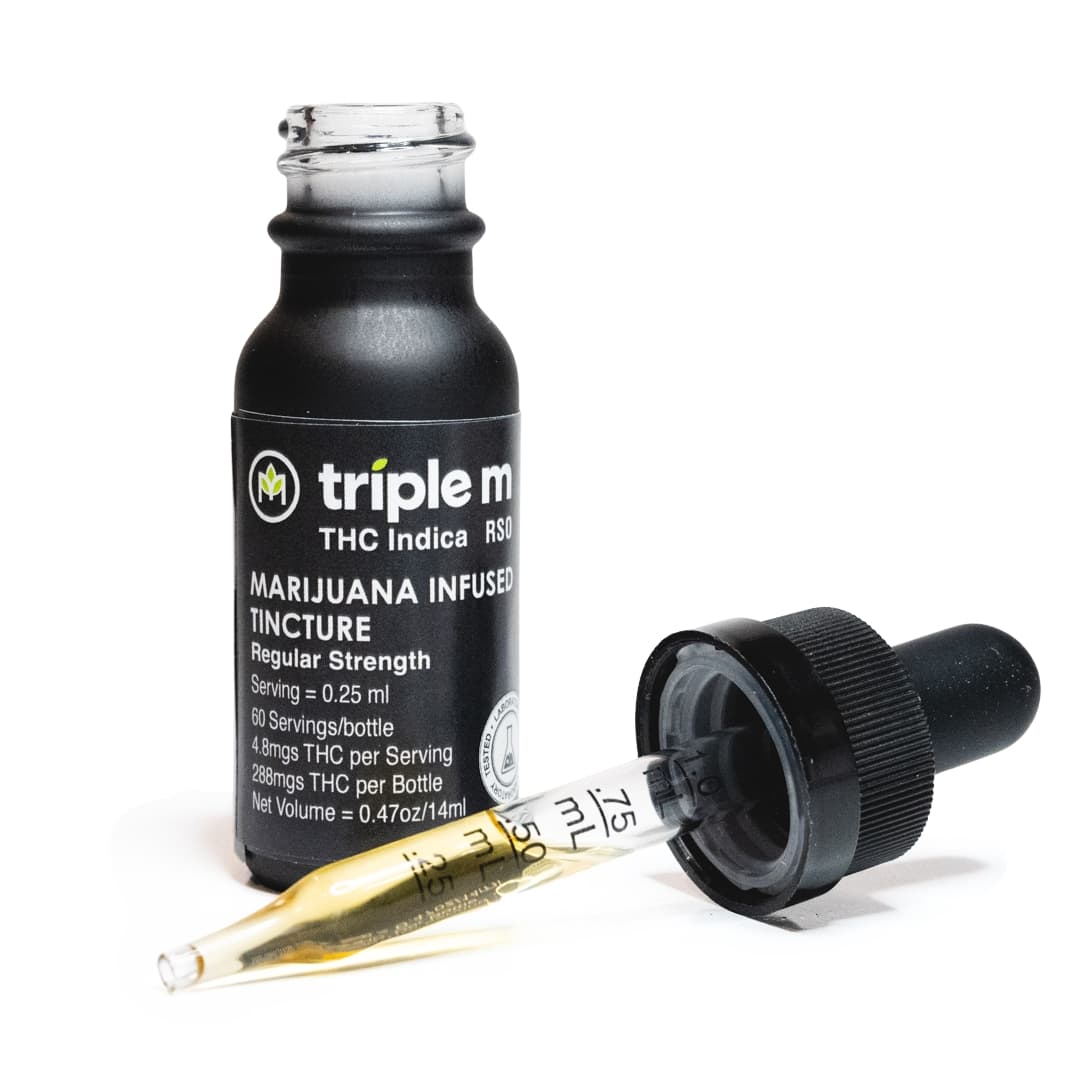 Triple M RSO Tincture (Regular) - Indica [15ml] [300mg]