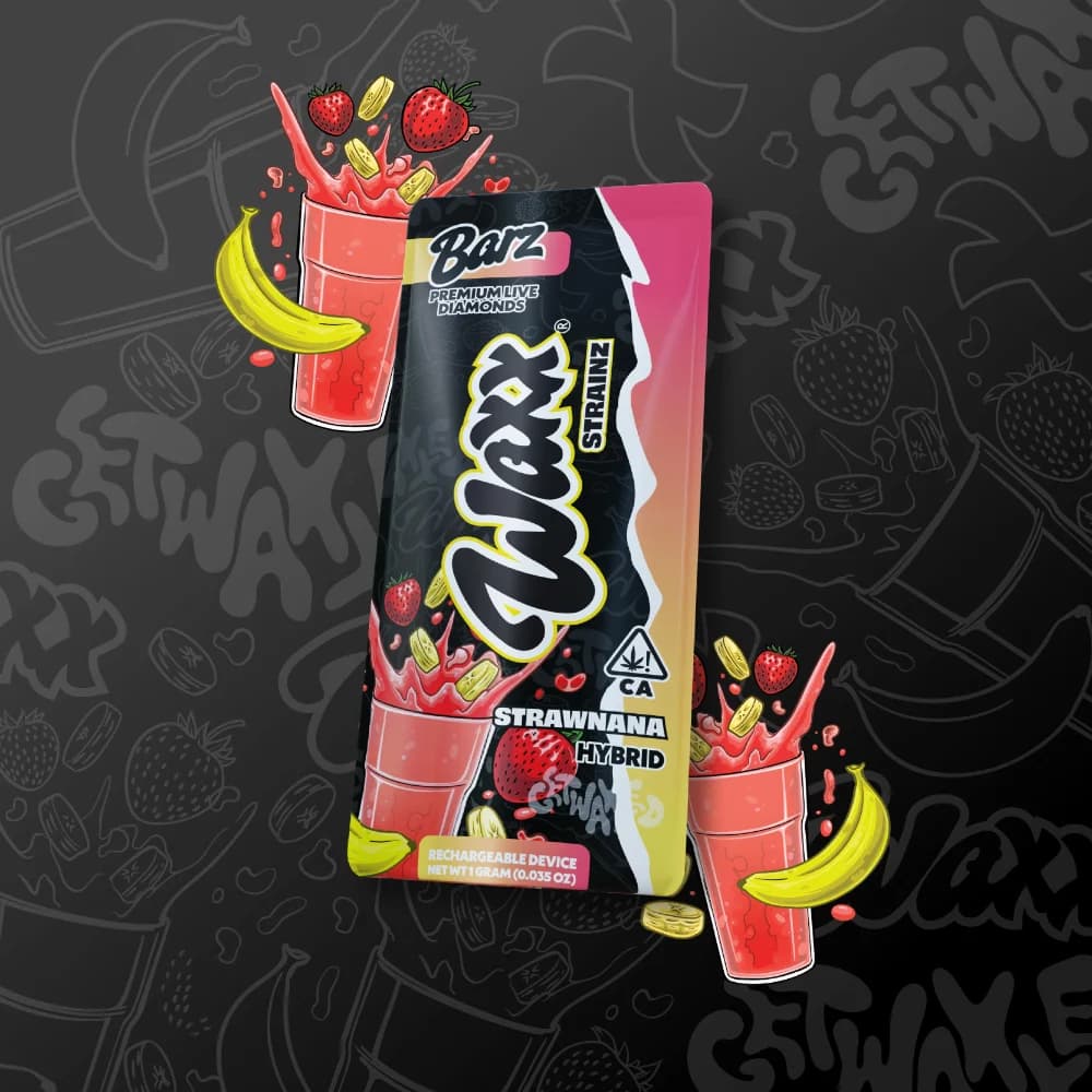 Waxx AIO STRAWNANA LIVE DIAMOND BARZ 1G - WAXX