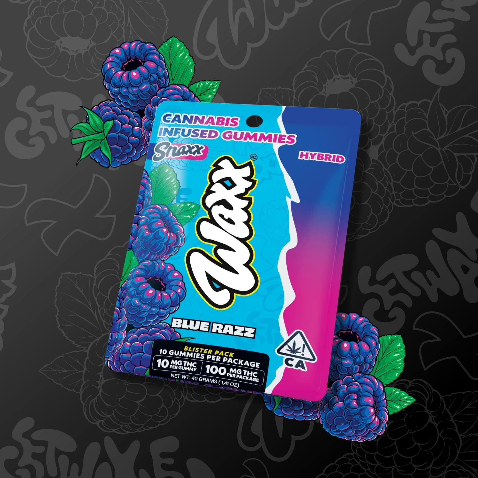 Waxx BLUE RAZ SNAXX 100MG - WAXX