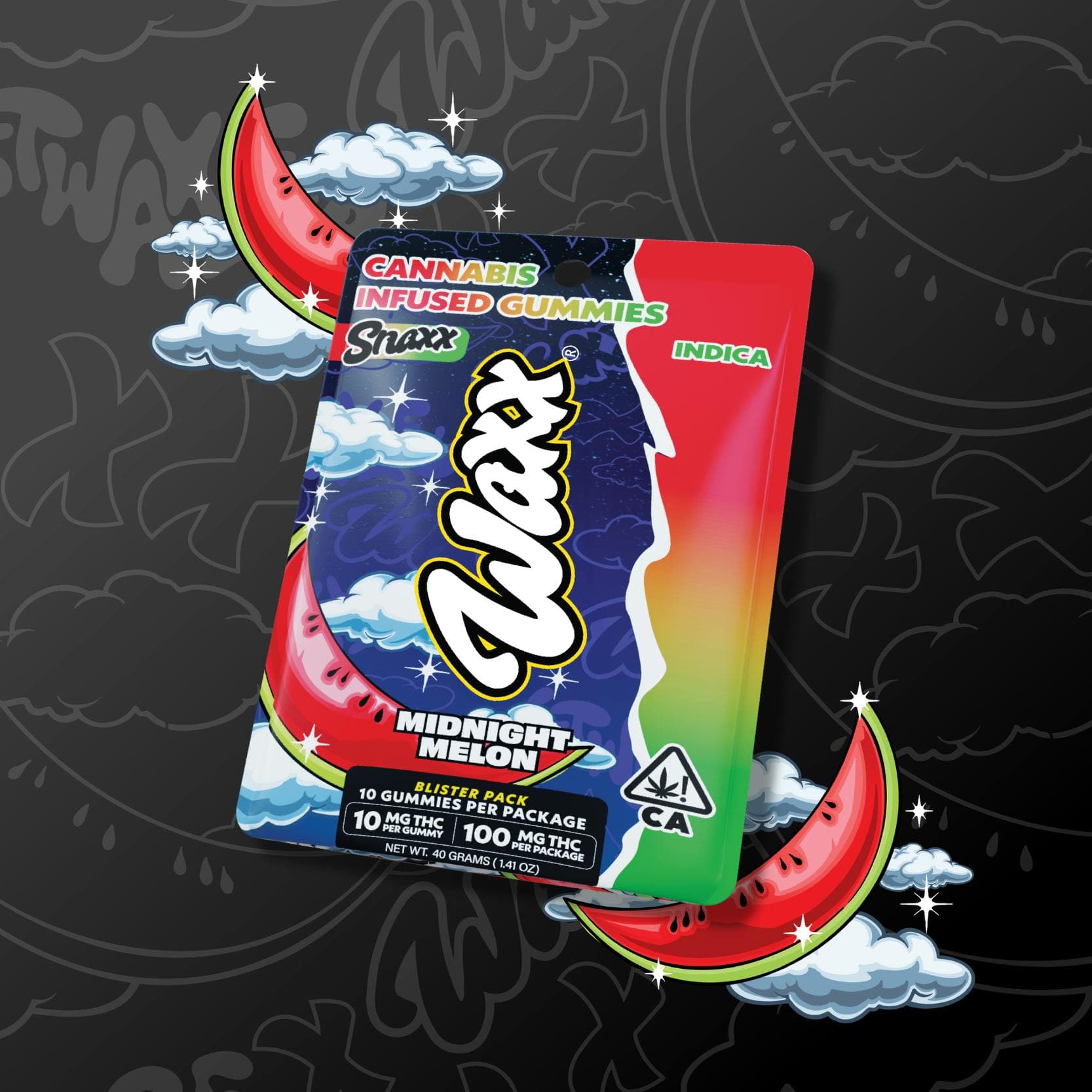Waxx MIDNIGHT MELON SNAXX 100MG - WAXX