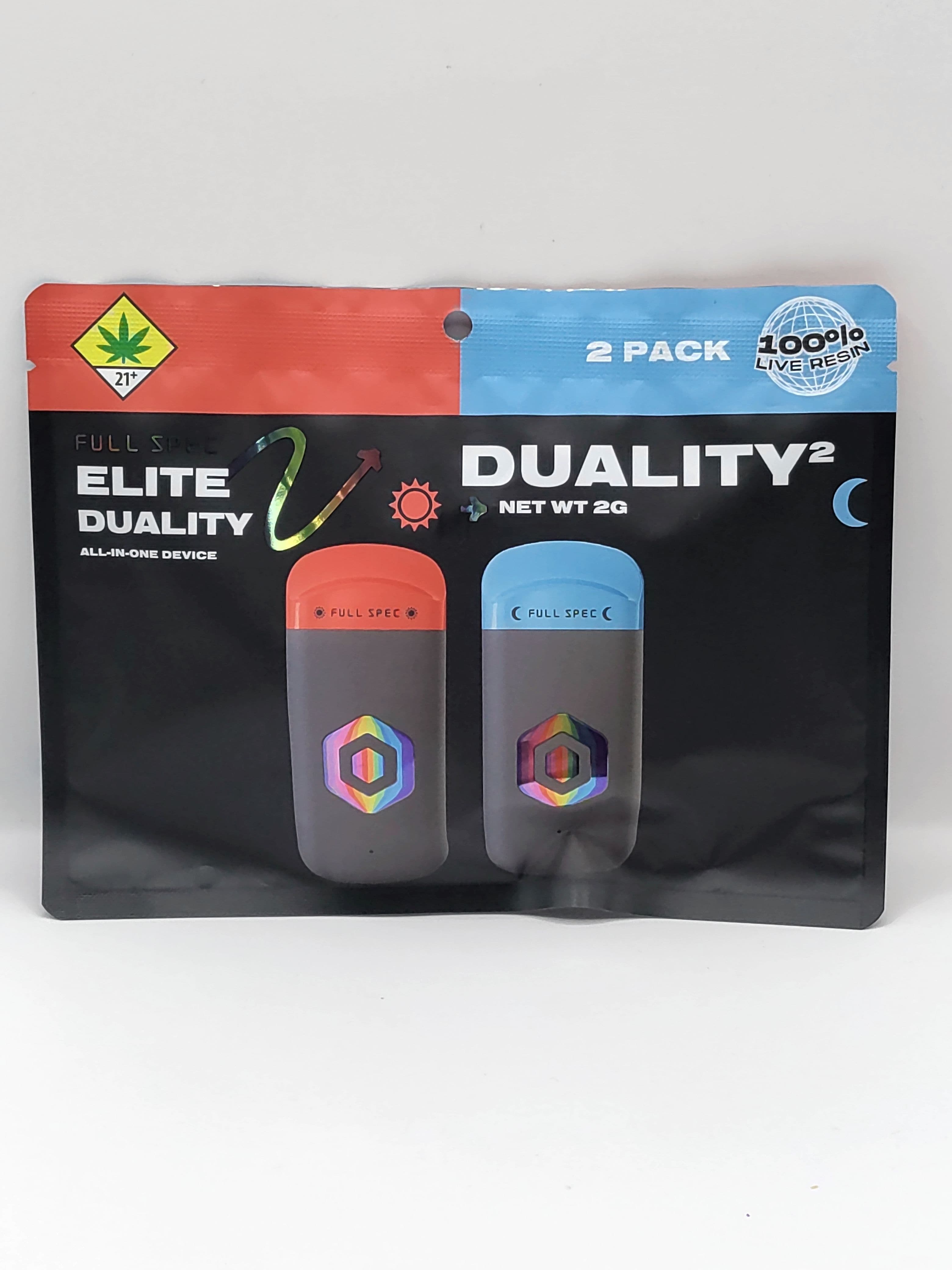 Full Spec Green Bliss x Pink Love Potion 2pk/ Live Resin Duality Disposable (Full Spec)