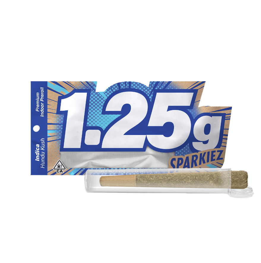 Sparkiez INDOOR PREROLL - HINDU KUSH - 1.25G