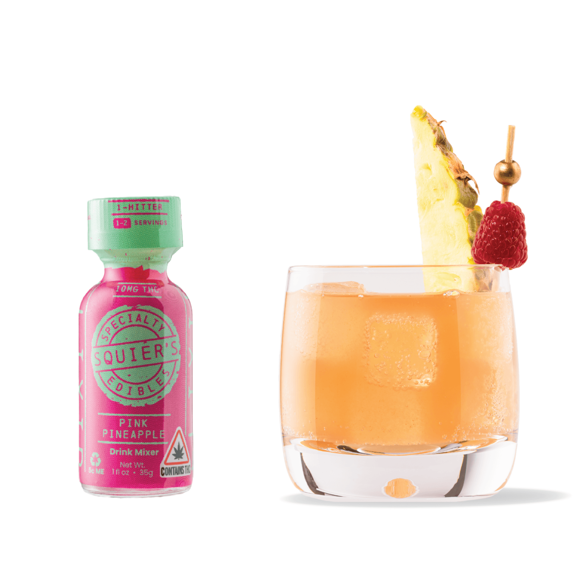 Squier's Specialty Edibles Shooter 10mg - Pink Pineapple