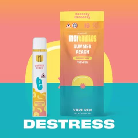 incredibles Incredibles Vape Disposable 1g- Summer Peach 7:1 (THC:CBD)