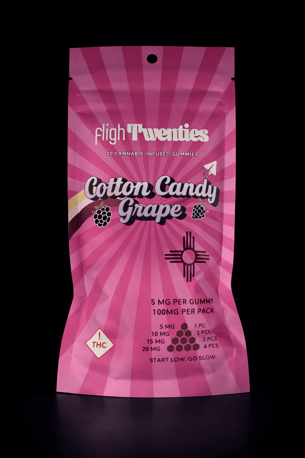 Fligh Gummies Fligh 100mg Gummies - Cotton Candy Grape