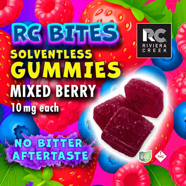 Riviera Creek Riviera Creek - Solventless - Mixed Berry Gummies (H) 3pk - 30mg