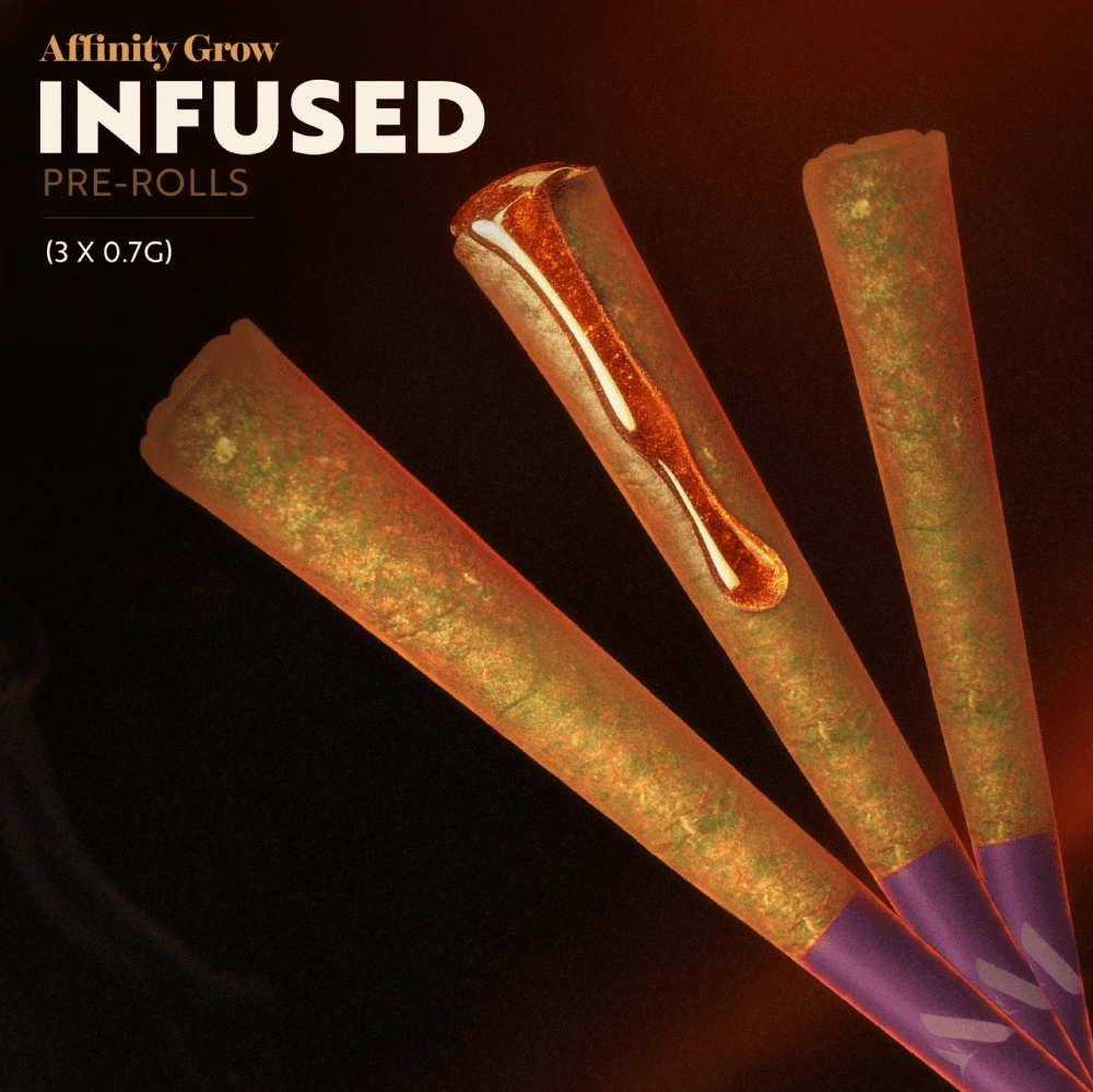 Affinity Grow Hippie Crasher Infused Pre-Rolls T33.86% I 00961