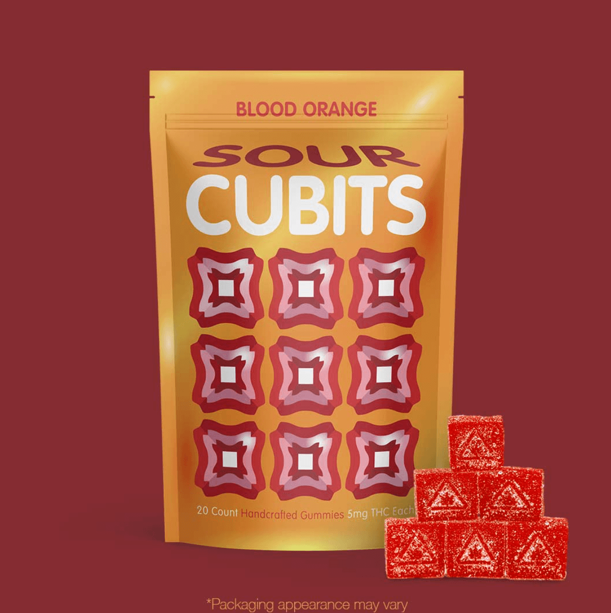 Cubits Cubits Sour Blood Orange (H) Gummies 5mg 20pk