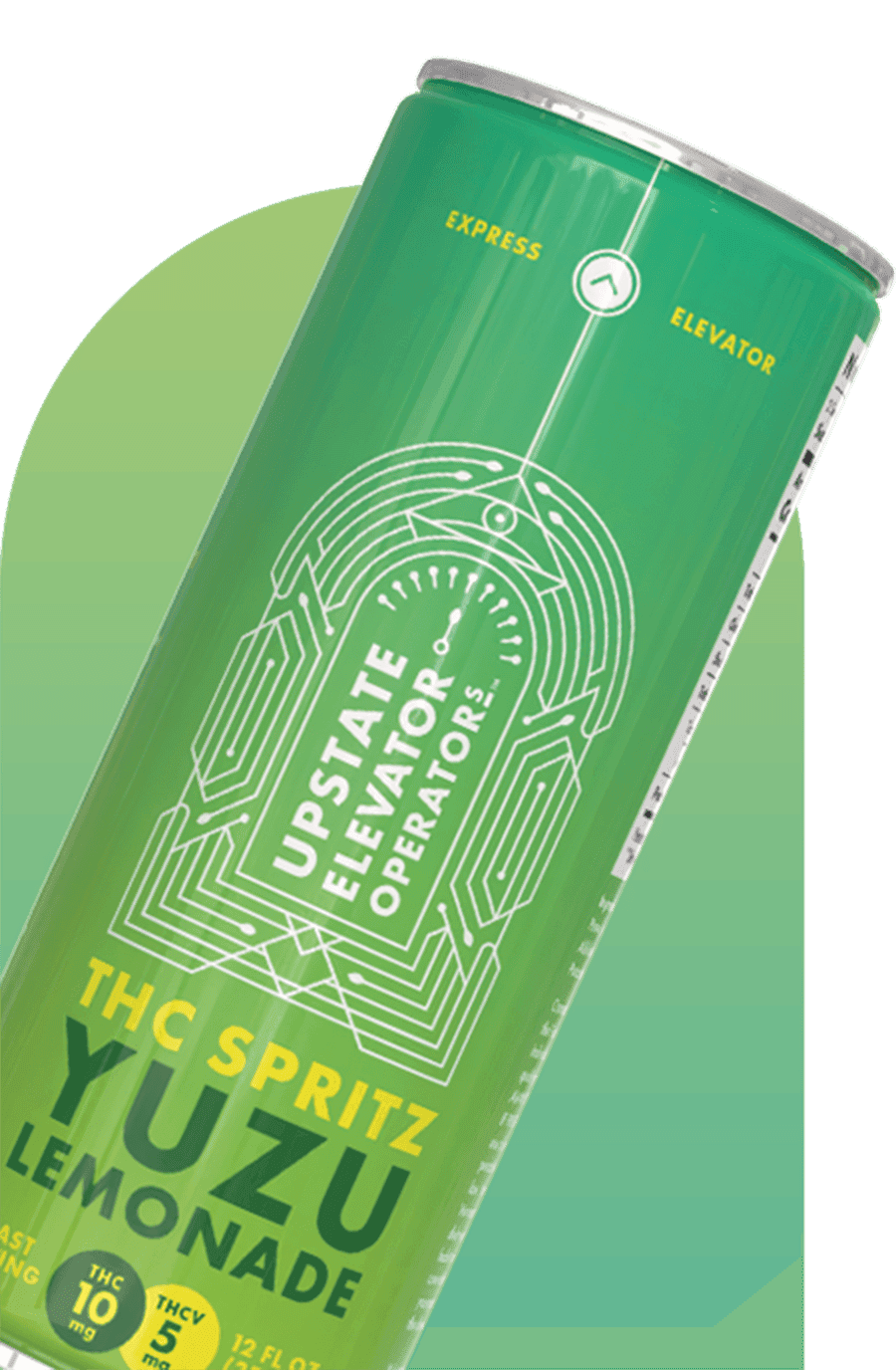 Upstate Elevator Yuzu Lemonade Spritz + 5MG THCV - 10MG THC