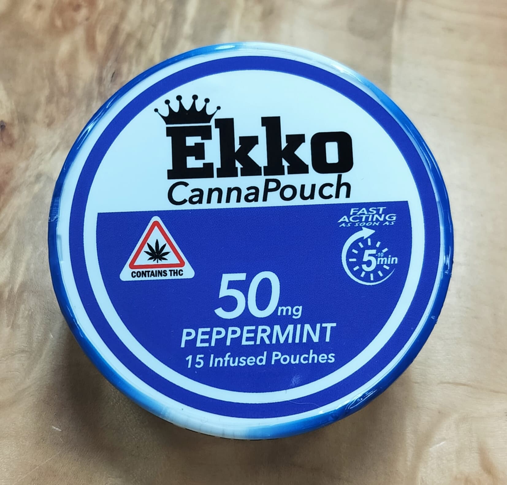 Ekko Essence 750mg Peppermint Pouches 15pk - Ekko Essence