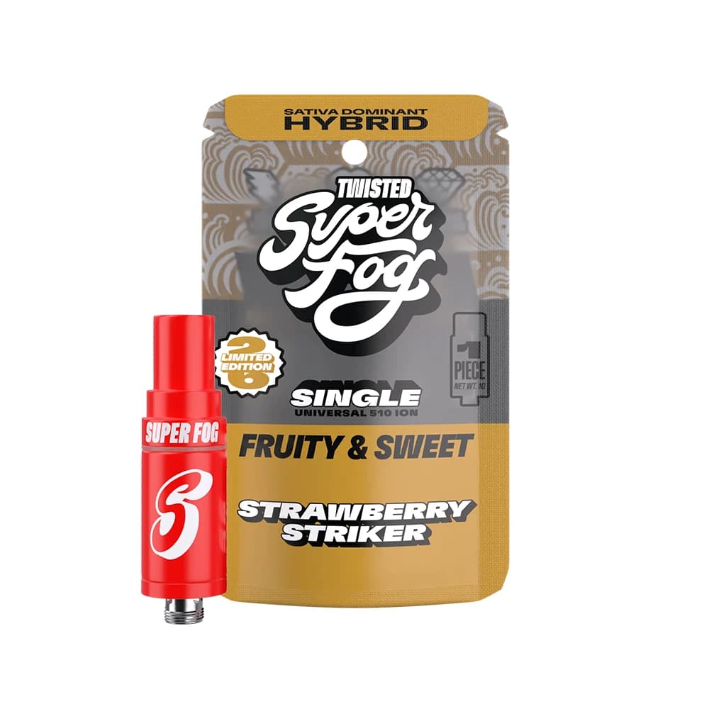 Mfused Mfused Super Fog - Strawberry Striker Twisted Cart - 1g