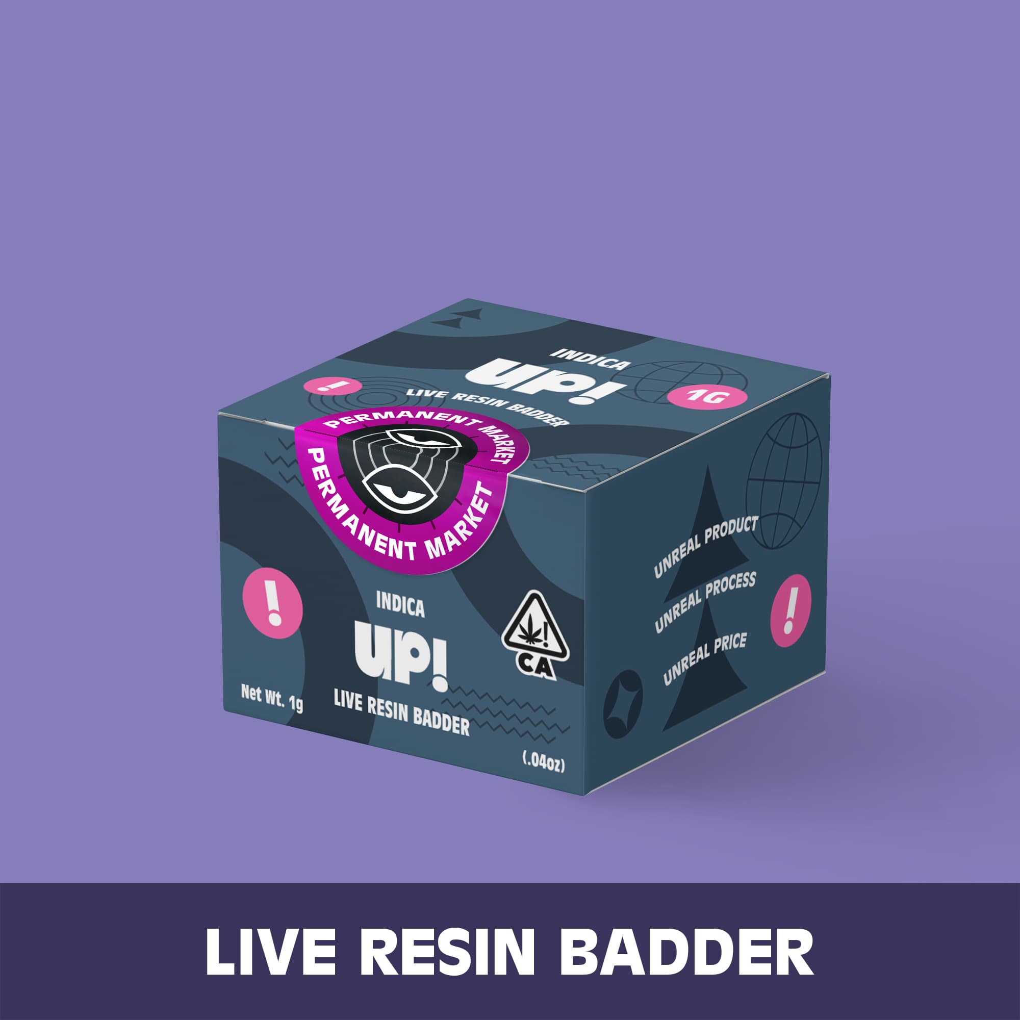 UP! Permanent Market (Indica) Badder 1g
