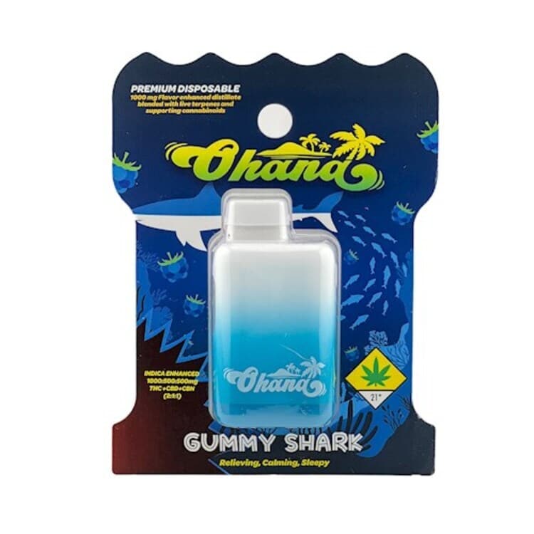Ohana Gummy Shark 2:1:1 1g Flavored Disposable Vape (Ohana)