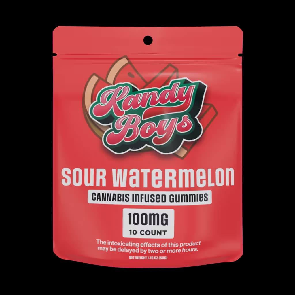 Kandy Boys Sour Watermelon Gummies 10pk | 100mg