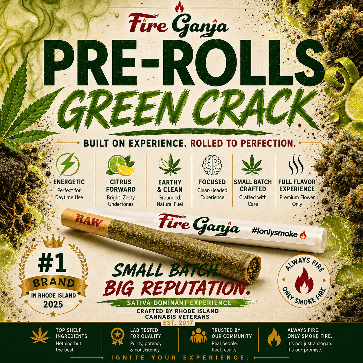 Fire Ganja Green Crack | 1g