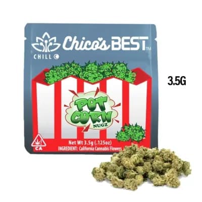 CHICO'S BEST POTCORN FLOWER [3.5G] CHILL DESIGNER RUNTZ - 3.5 G