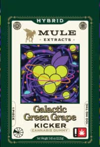 Mule Extracts Galactic Green Grape Single Kicker 1pk 50mg