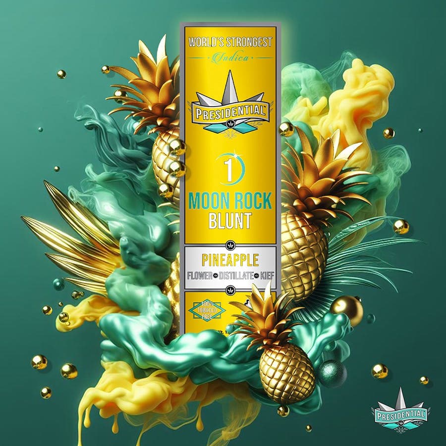 PRESIDENTIAL Pineapple | Moon Rock | Infused Blunt | 1.5g