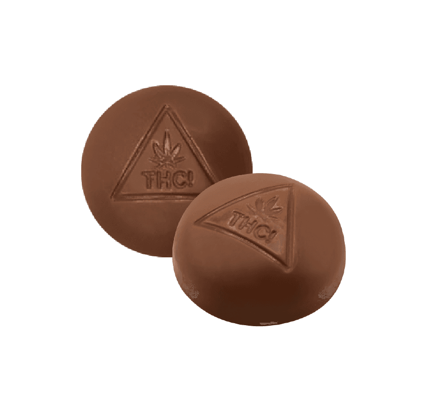 I Am Goodness Milk Chocolate Buttons - 100mg 100pk