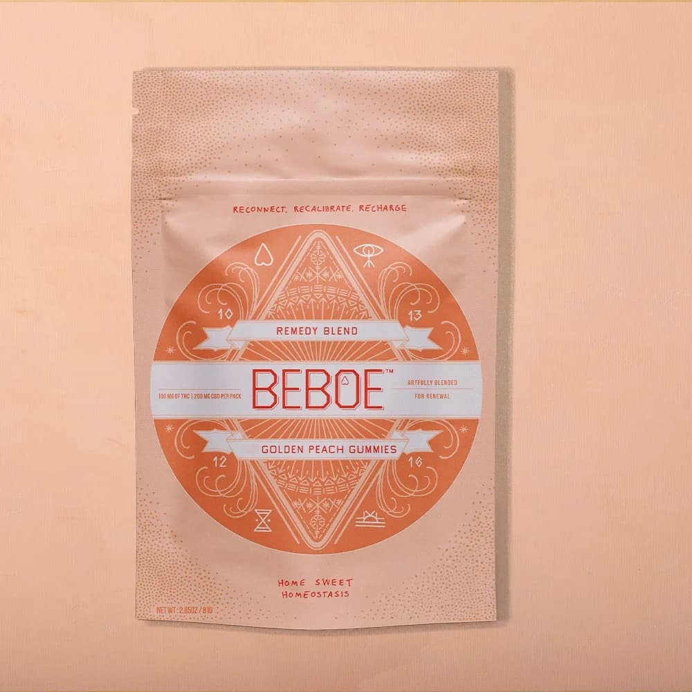 BEBOE 1:2 Remedy Golden Peach [14pk] (200mg CBD/100mg THC)