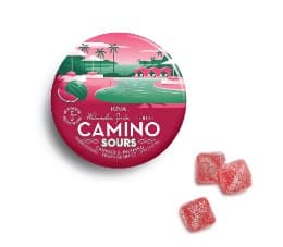 Kiva Watermelon Spritz | Camino Sours | Gummies | 20 Pack (5mg)