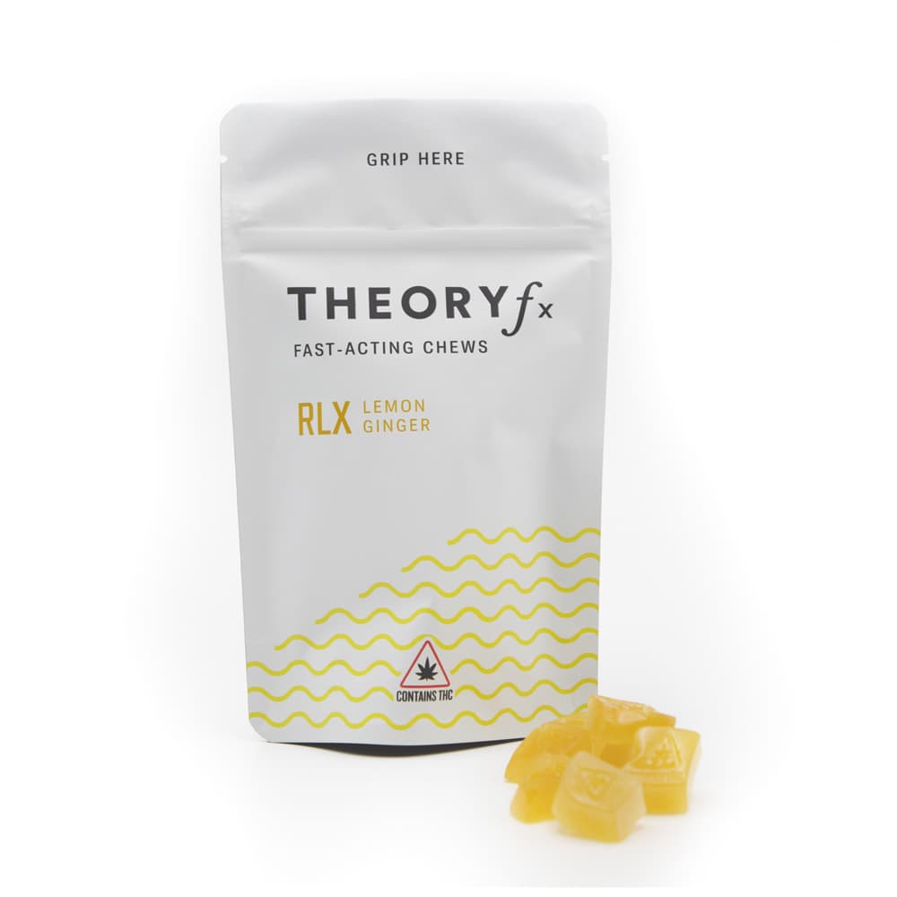 THEORYfx Fast-Acting RLX [Relax] Gummies - Lemon Ginger (10pk)