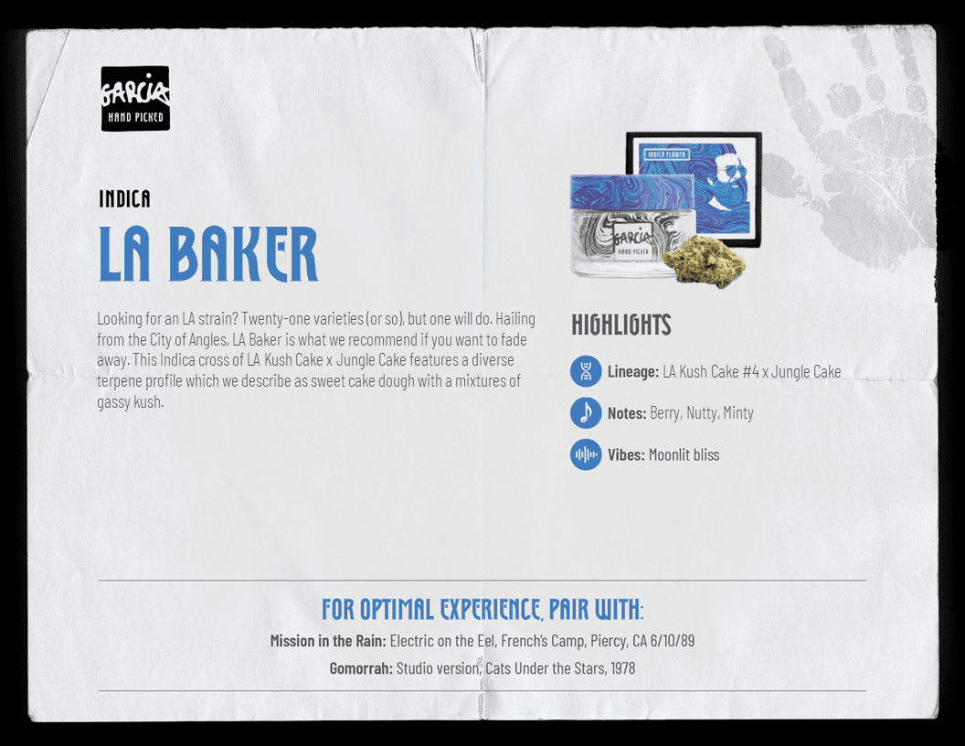 Garcia Hand Picked LA Baker