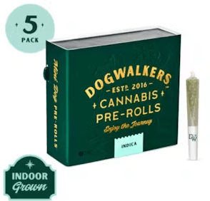 DOGWALKERS Dogwalkers Pre-Roll 5pk/1.75g Mini Dogs- Lemon Batter