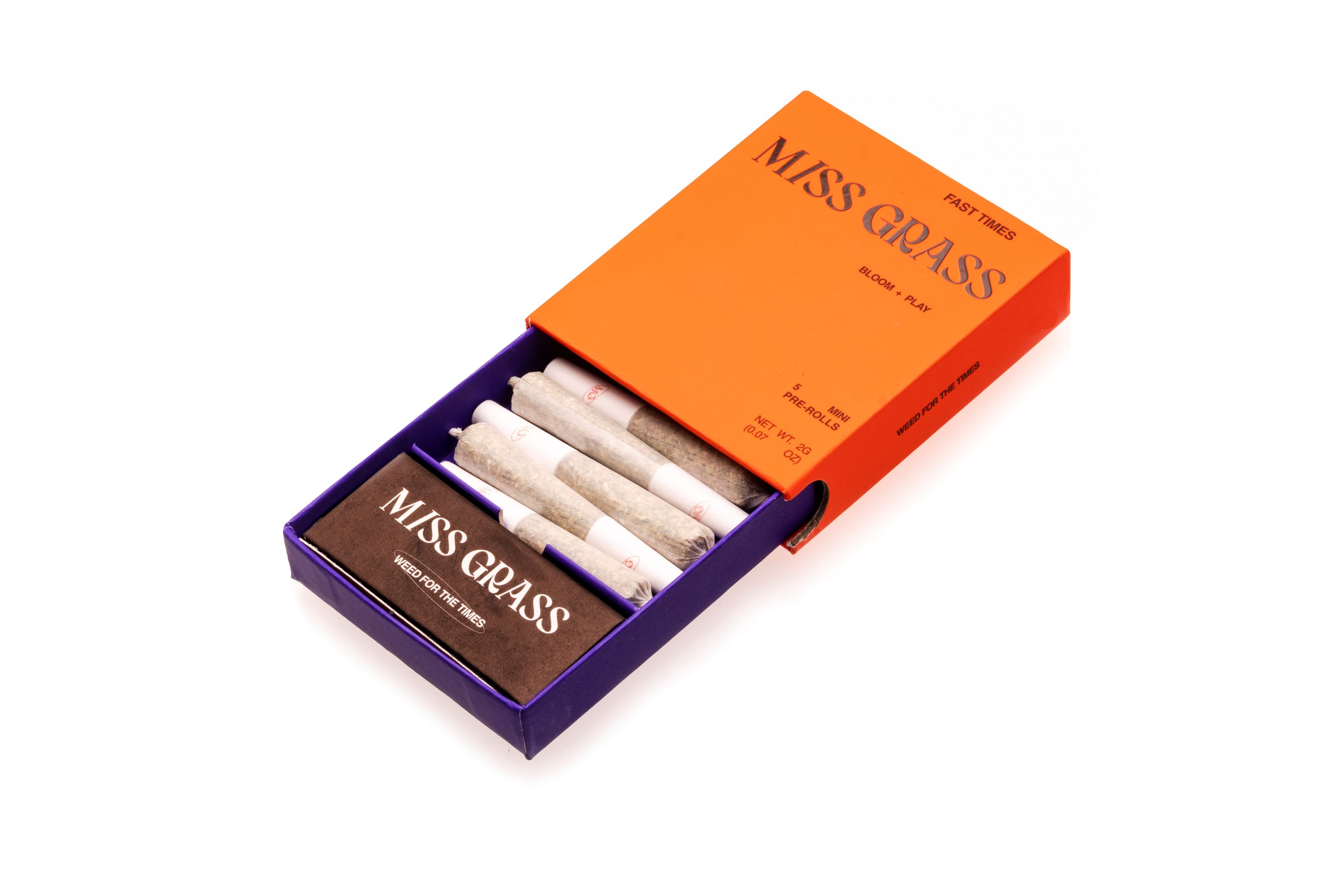 Miss Grass Super Lemon Haze Minis 5pk - Fast Times 2g