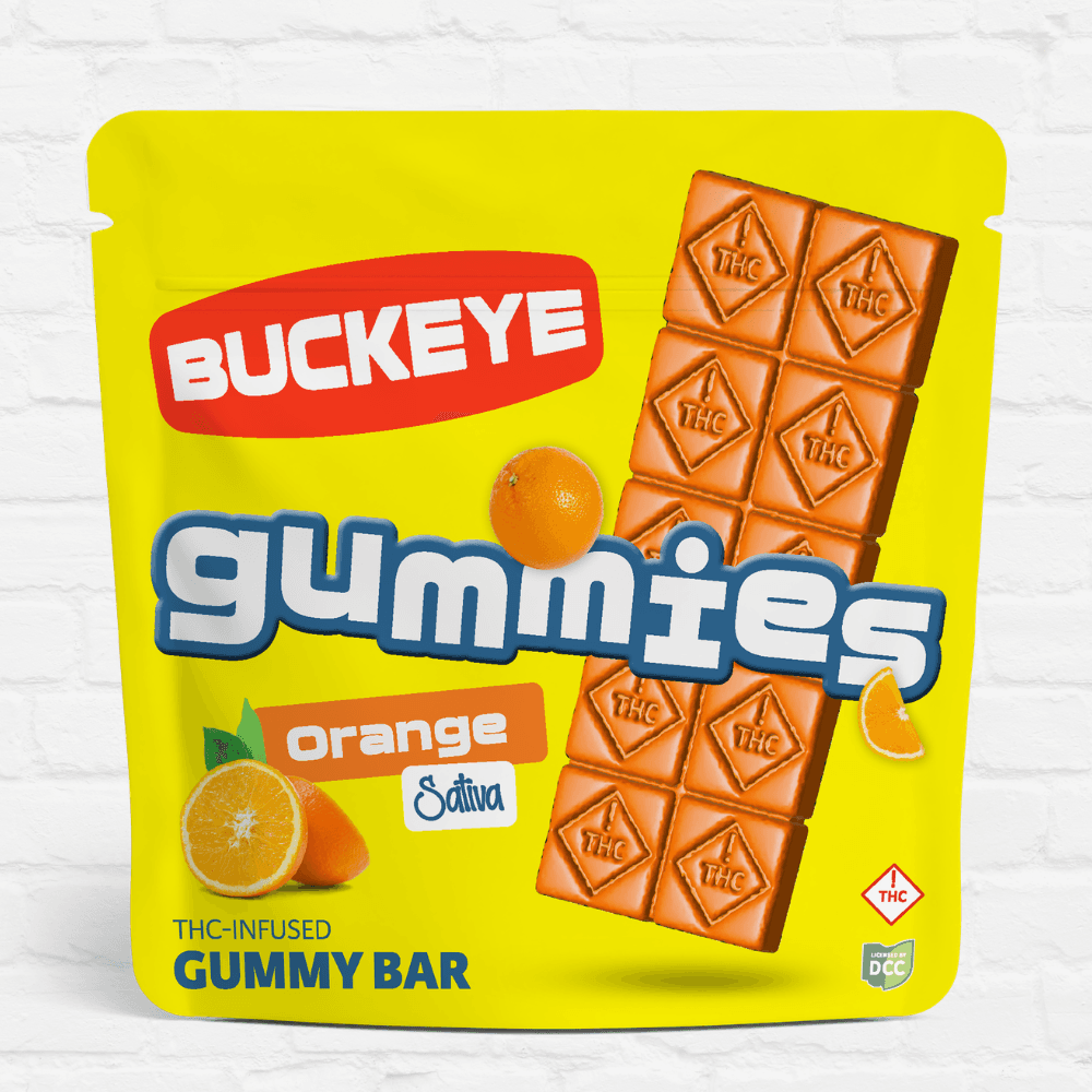 Buckeye Orange Gummy Bar - 105mg 10pk Gummies