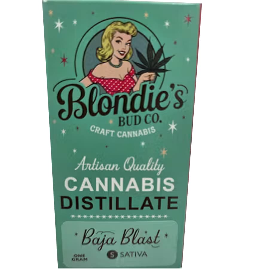 Blondie's Bud Co. Baja Blast | Distillate Vape Cart