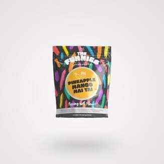 The Funnies Gummies The Funnies -- Pineapple Mango Mai Tai -- Super Funny Gummies 2 Pack -- 100mg