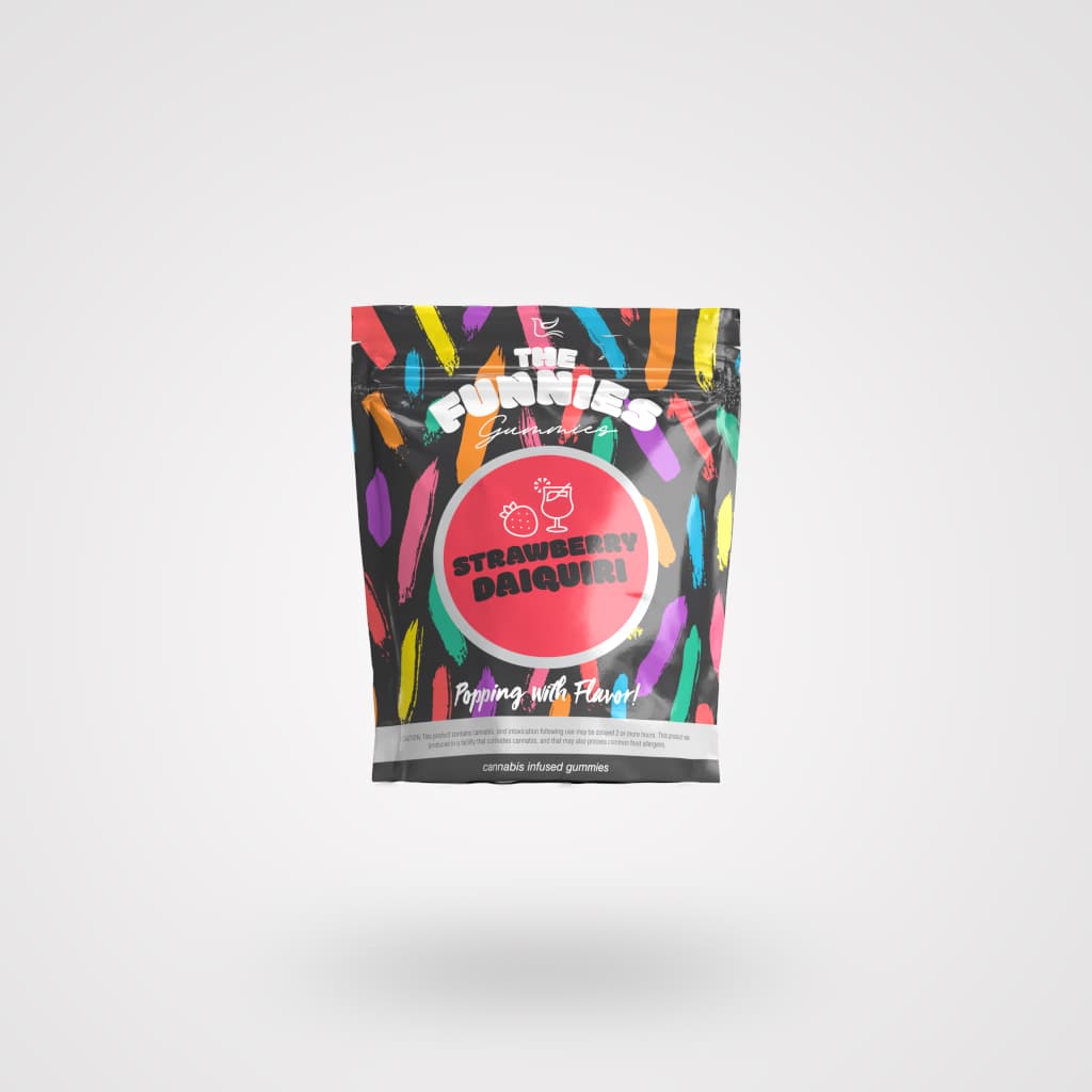 The Funnies Gummies The Funnies -- Strawberry Daiquiri -- Gummies 10 Pack -- 50mg