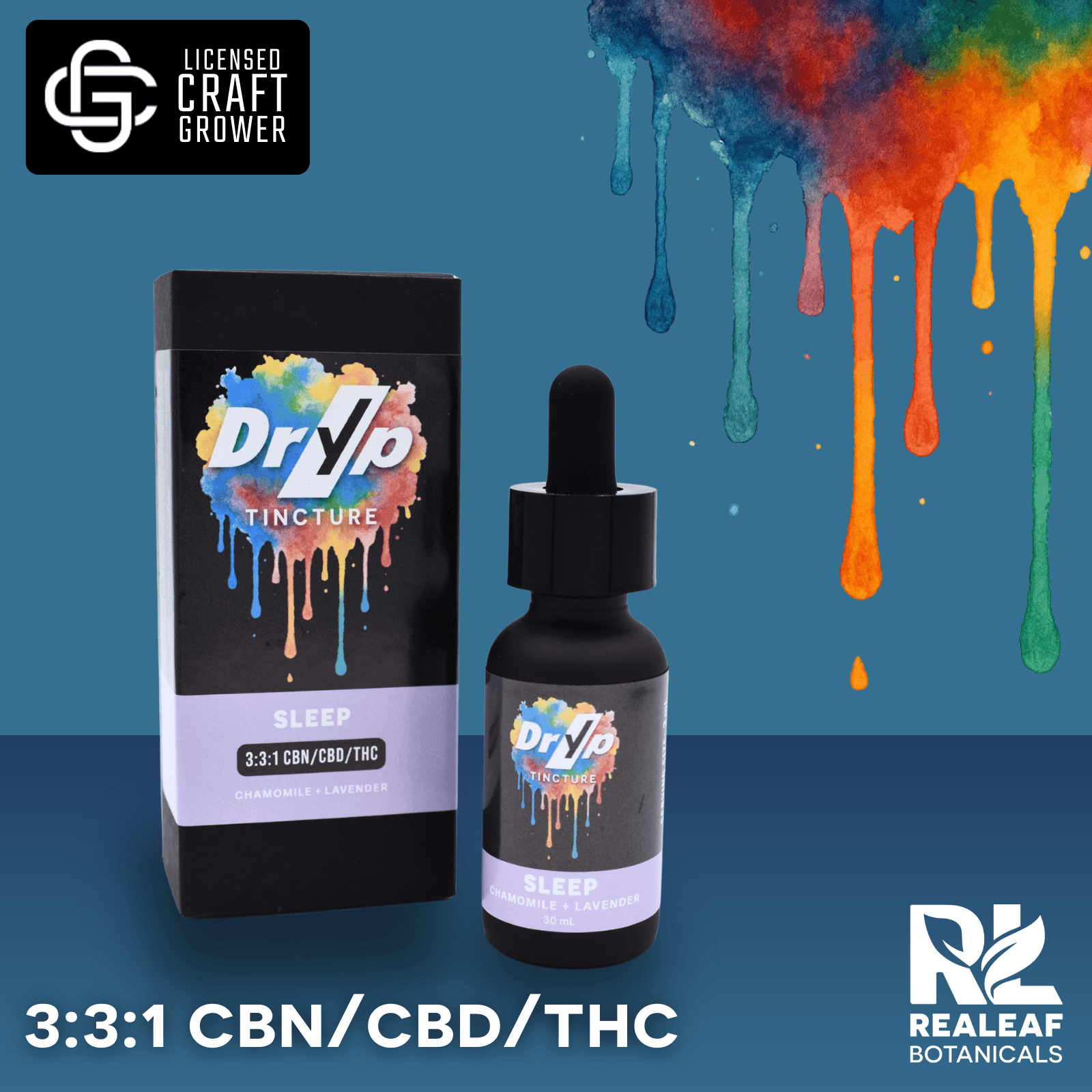 Dryp Dryp Sleep Tincture 100mg THC