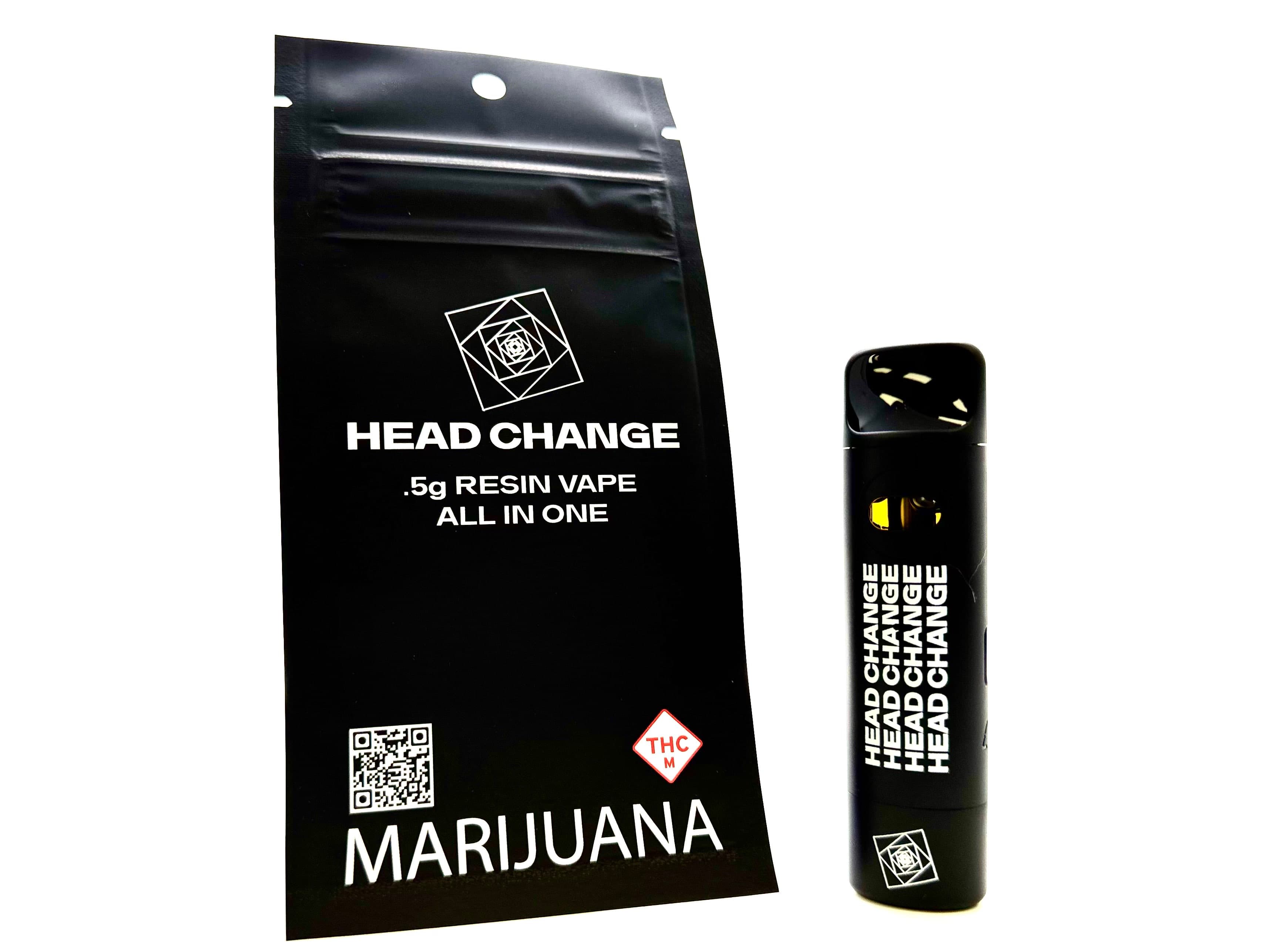 Head Change Red Vestido All-In-One Live Resin Vape | 0.5G