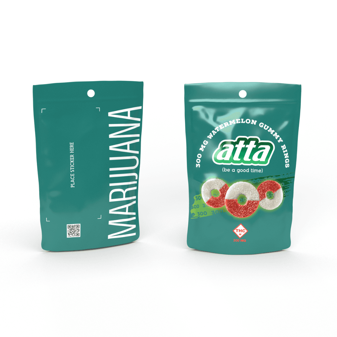 Atta Cannabis Blue Razz Gummy Rings | 300mg