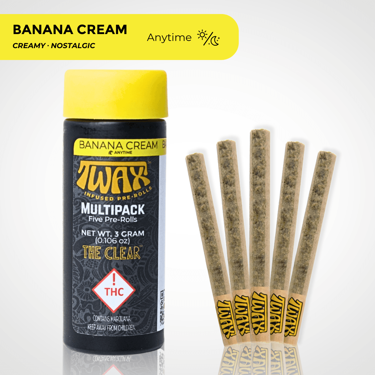 The CLEAR Twax Multipack (Banana Cream)