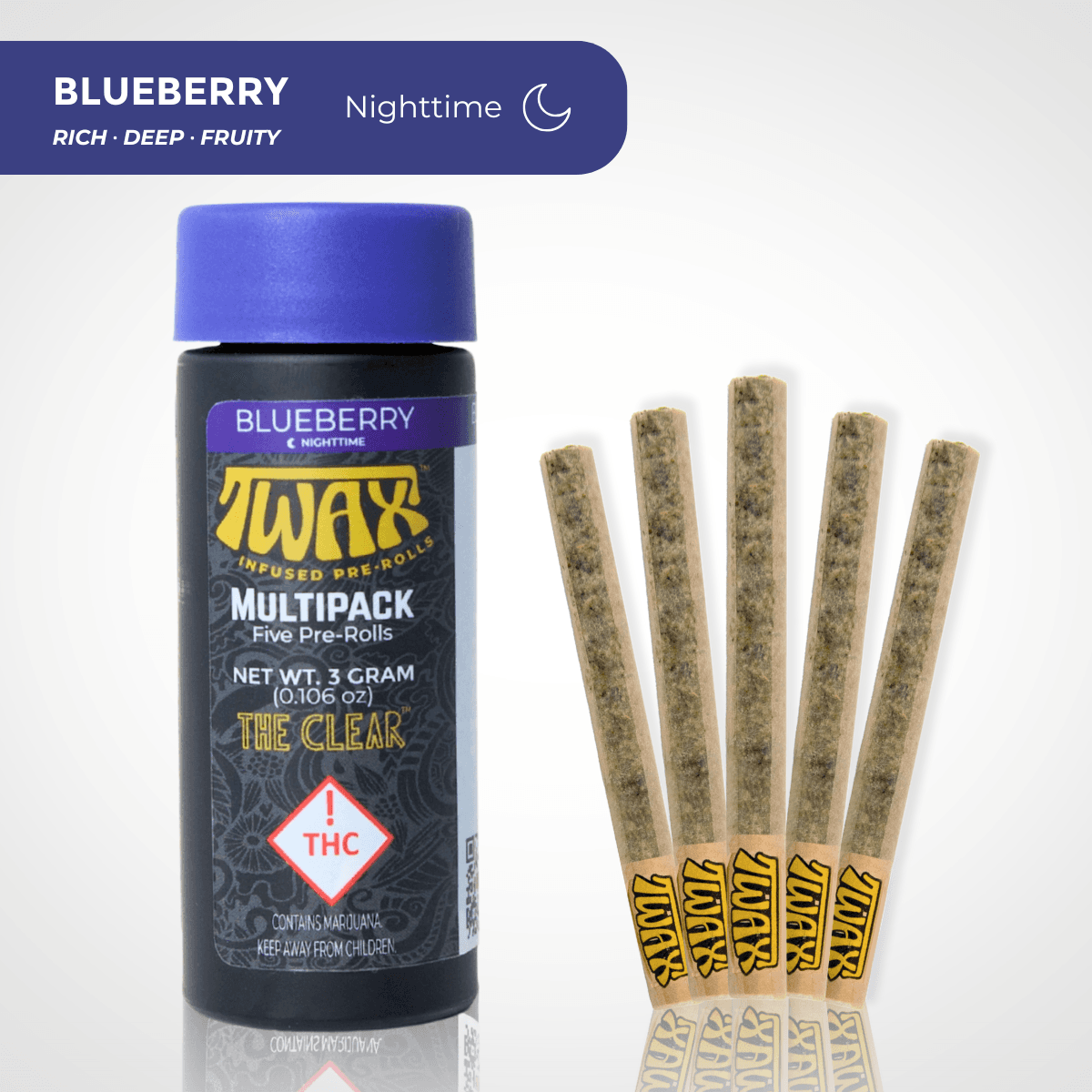 The CLEAR Twax Multipack (Blueberry)