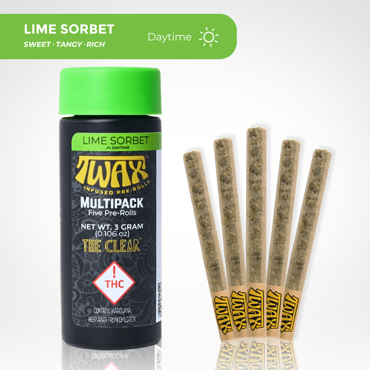 The CLEAR Twax Multipack (Lime Sorbet)