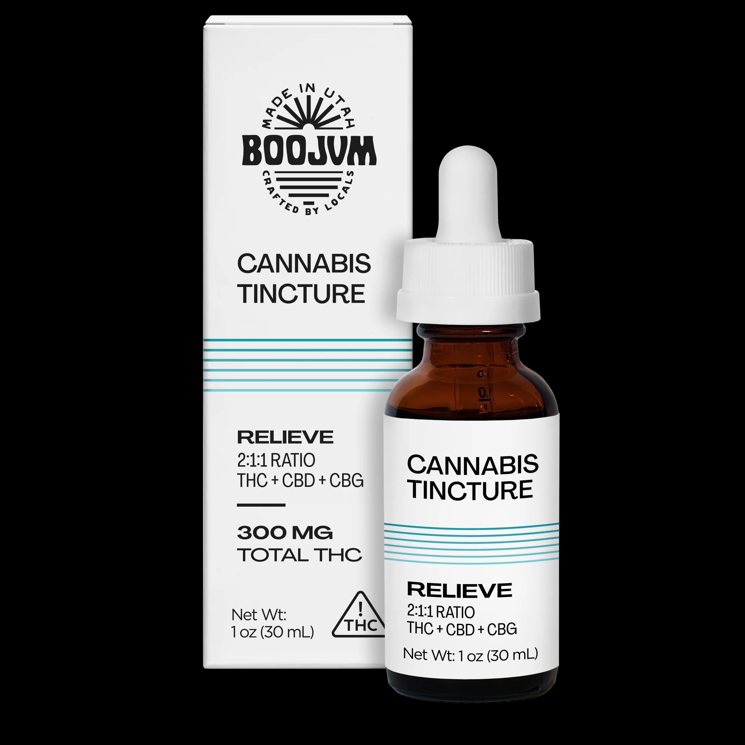Boojum Relieve Drops | Tincture | 2:1:1 THC:CBD:CBG | 30mL