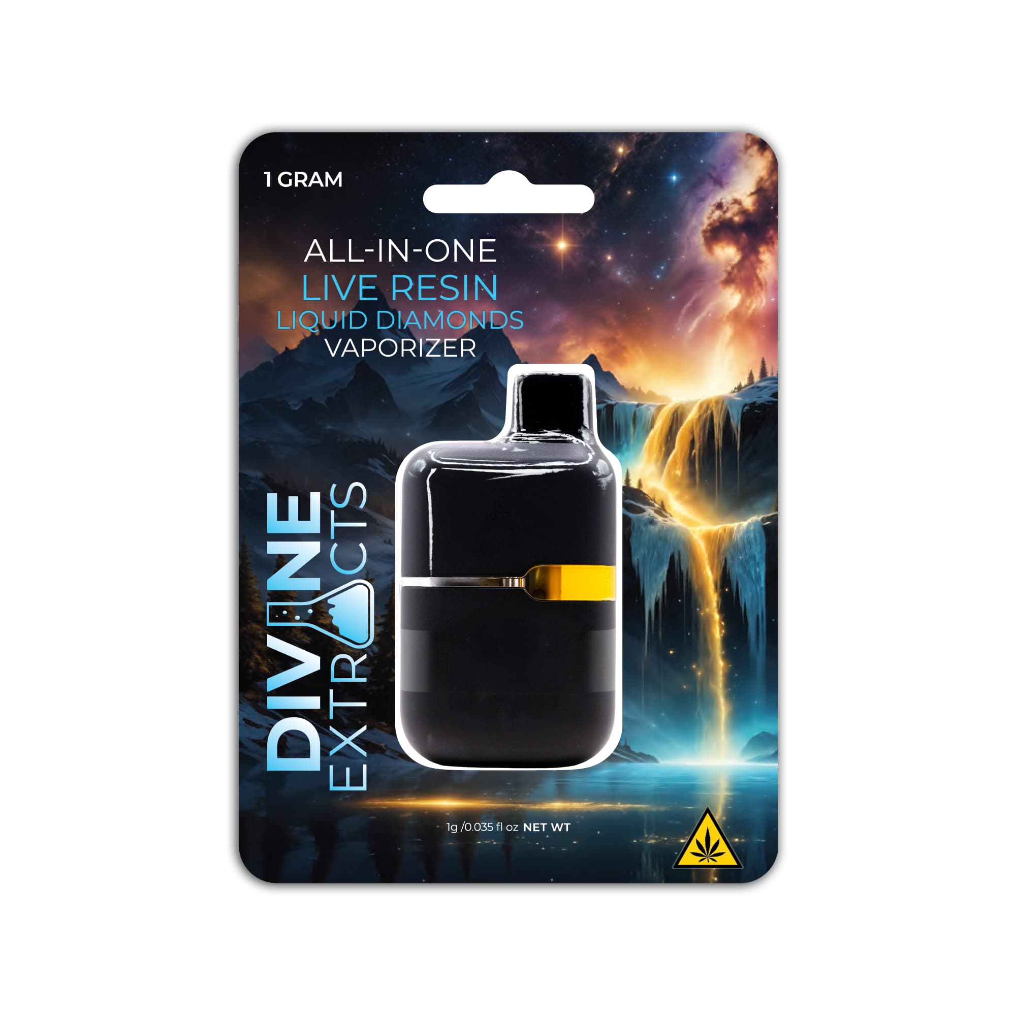 Divine Extracts Cuban Black Haze | Live Resin All-In-One Vape