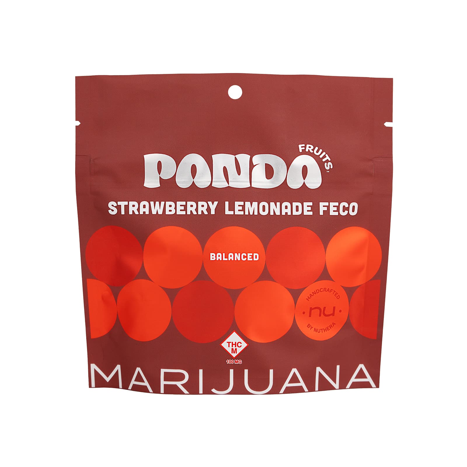 Panda Fruits Panda Fruits Strawberry Lemonade FECO 100mg