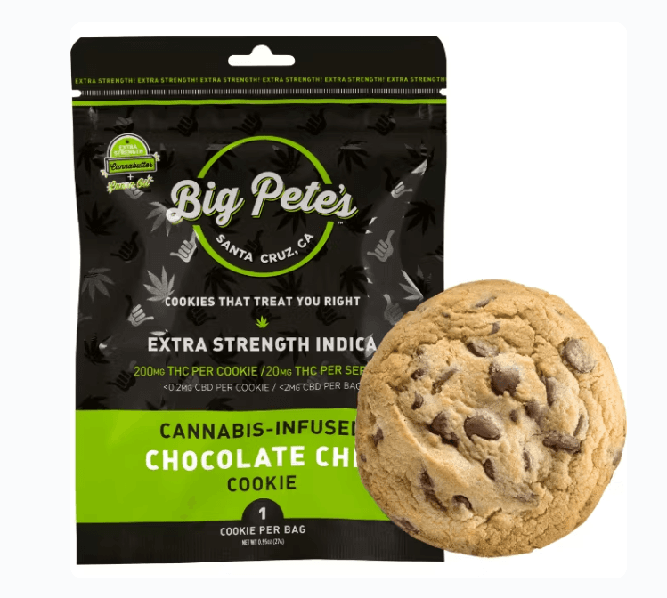 Big Pete's Treats Big Pete's Extra Strength Cookie - Indica Chocolate Chip 100mg