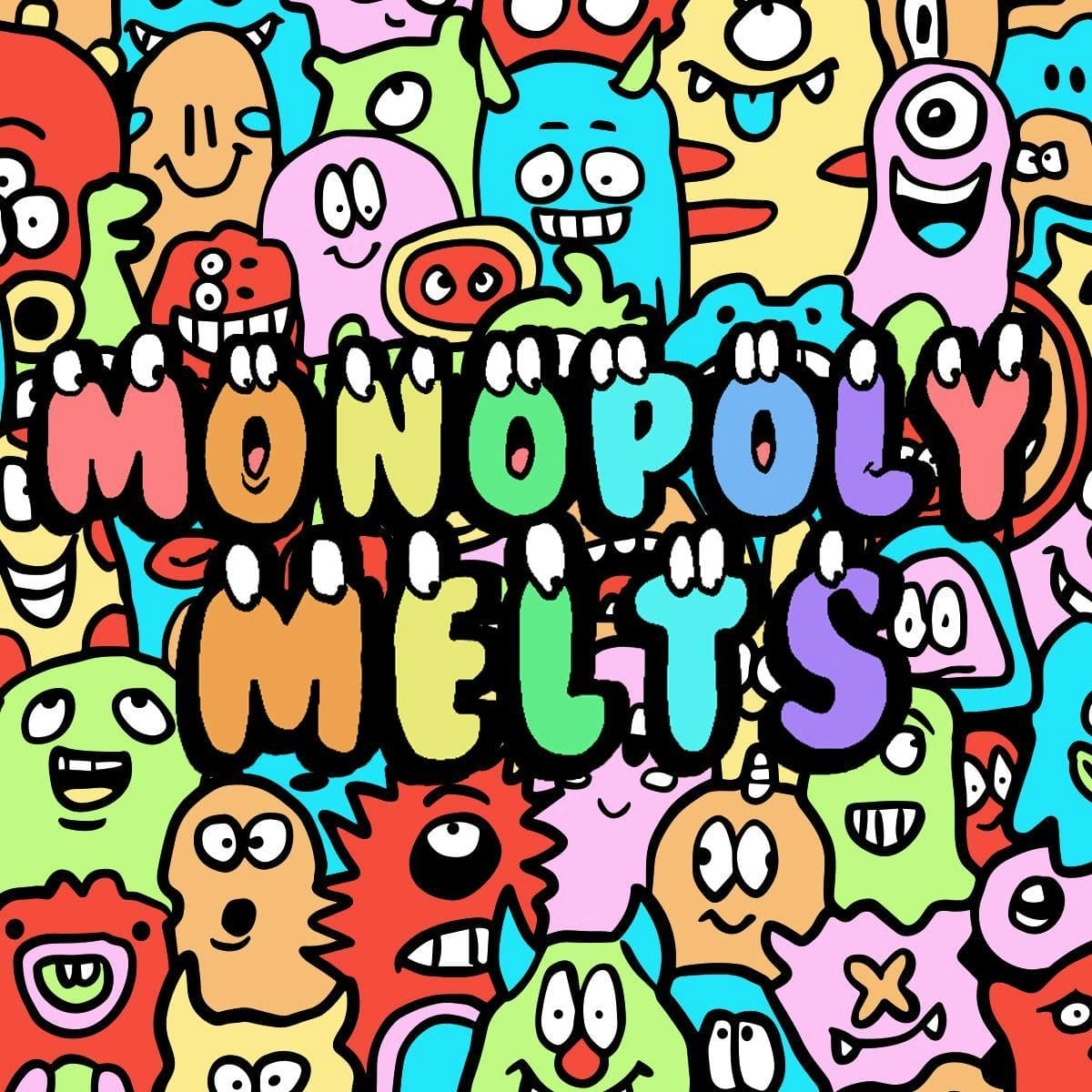 Monopoly Melts Monopoly Melts Rainbow Push Pop 3.5g Prepack