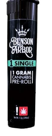 Benson Arbor Gas Face - Preroll - Benson Arbor