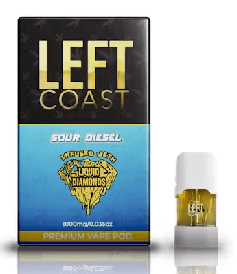 Left coast POD SOUR DIESEL 1G - LEFT COAST