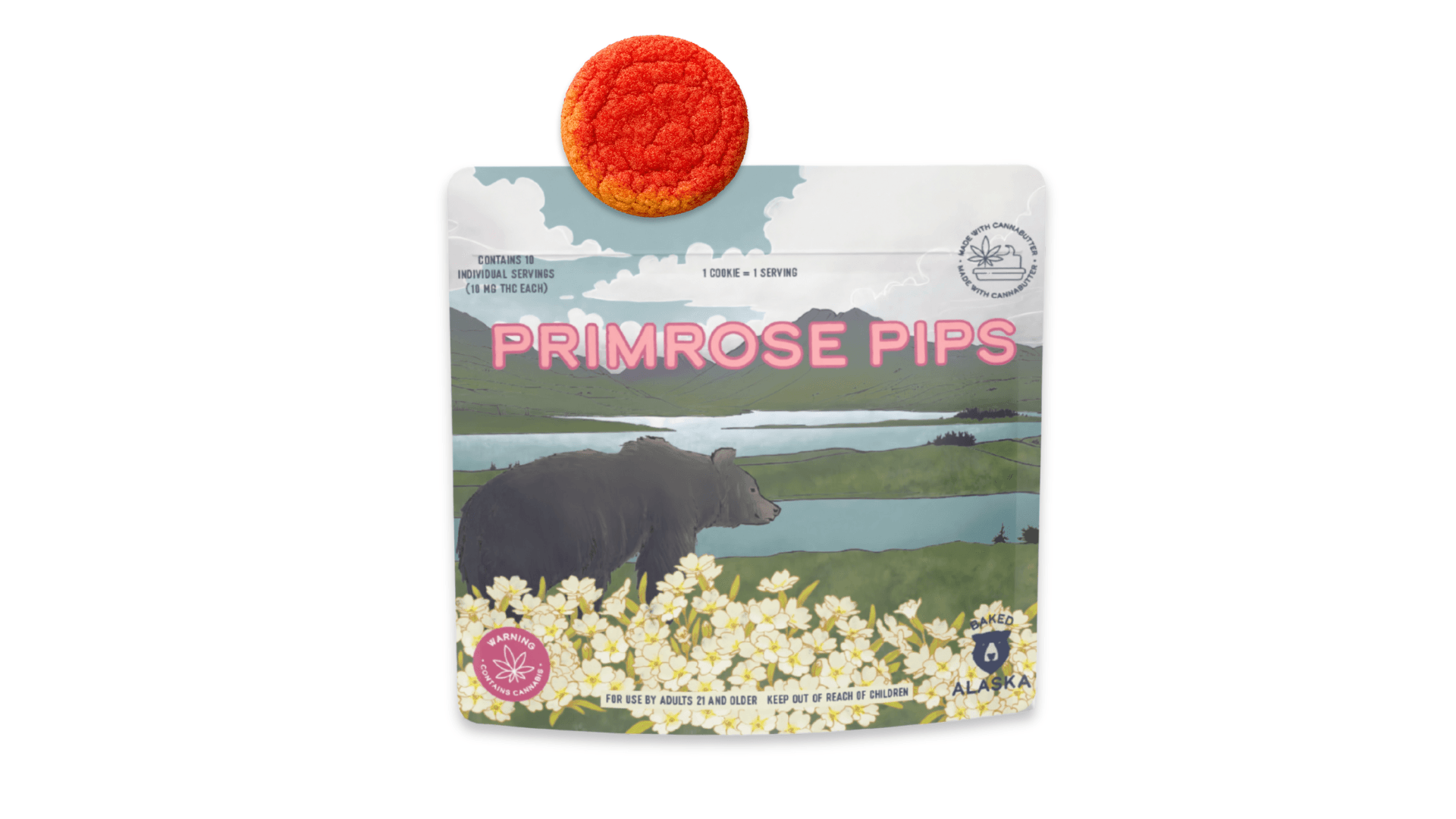 Baked Alaska Primrose Pips 10-Pack 100mg