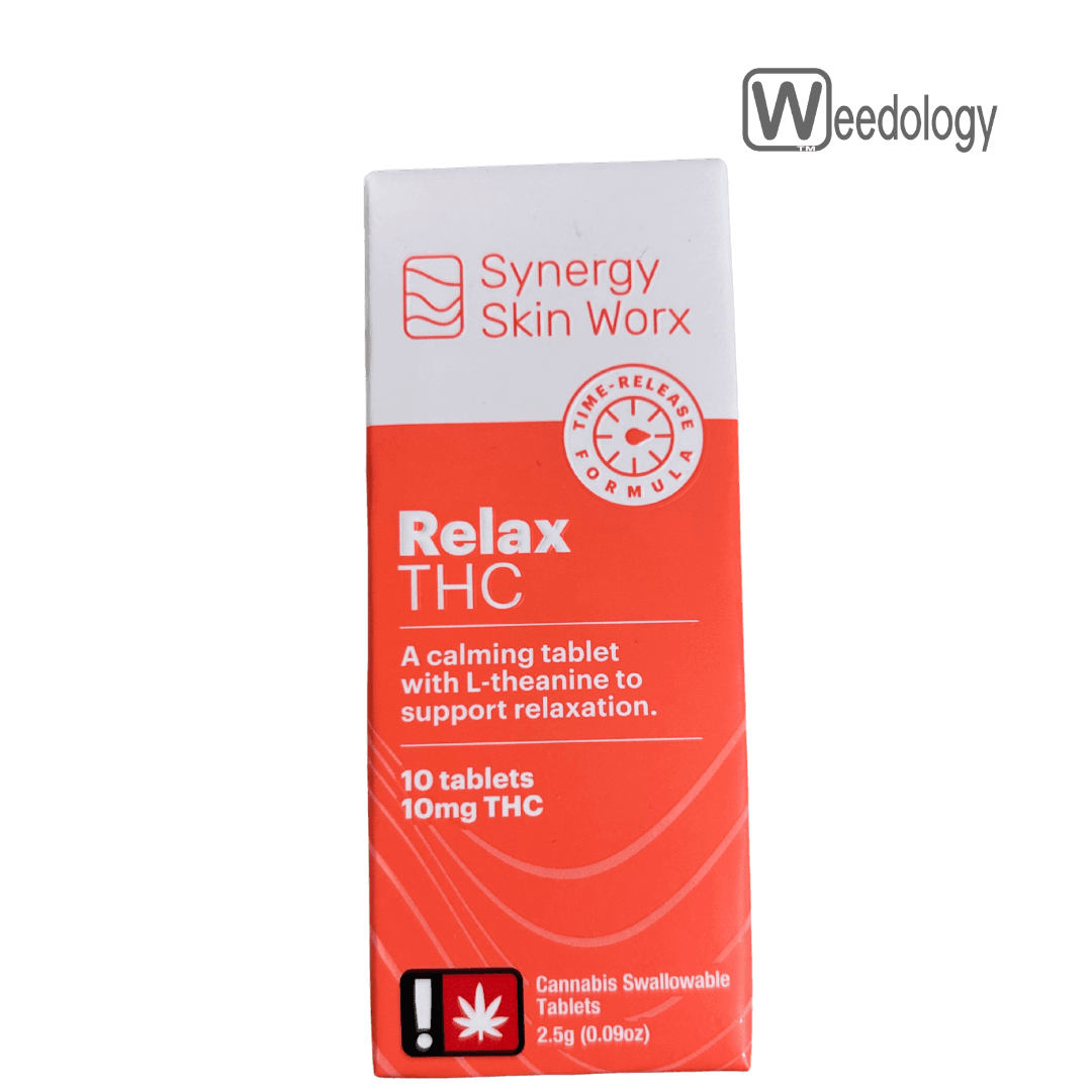 Synergy Skin Worx Synergy 10pk THC 100mg Tablets