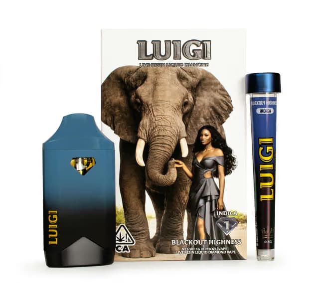 Luigi Blackout Highness | 1g Live Resin AIO